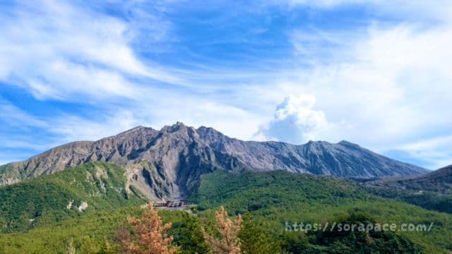 鹿児島 桜島火山 (筆者撮影)